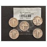 Standing Liberty Quarters