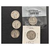 Standing Liberty Quarters