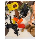 Vintage Toy Lot Including Many GI JOE ACCESSORIES