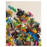 LARGE LOT of Plastic Toys, Cowboy, Western, Native, Army Men etc.