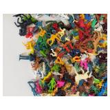 LARGE LOT of Plastic Toys, Cowboy, Western, Native, Army Men etc.