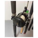 Lot of Fishing Poles, Some with Reels