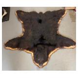 BEAUTIFUL!  5 1/2 foot Taxidermy Black Bear Rug