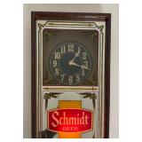 Vintage SCHMIDT Wall Mount Lighted Clock