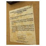 Vintage SCHMIDT Wall Mount Lighted Clock