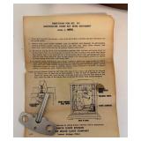 Vintage Howard Miller No 141 Cased Clock with Key - Untested