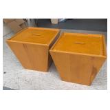 1949 Custom Made Stools / Side Tables in the Stlye of Frank Lloyd Wright #1