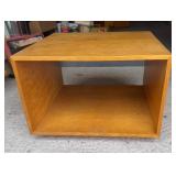 1949 Mid Century Custom Made Square Coffee Table Made In The Style of Frank Lloyd Wright