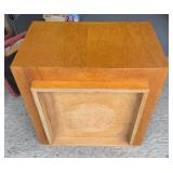 1949 Mid Century Custom Made Square Coffee Table Made In The Style of Frank Lloyd Wright