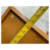 Single Mid Century FLW Style Side Table Stool Made in 1949