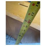 Single Mid Century FLW Style Side Table Stool Made in 1949