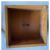 Single Mid Century FLW Style Side Table Stool Made in 1949