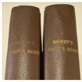 2 ANTIQUE Godey