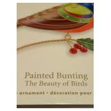 2012 Hallmark KEEPSAKE Painted Bunting Christmas Ornament