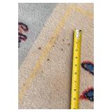 Vintage ANDY WARHOL Pictorial Hooked Rug