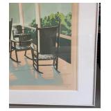 STRIKING Signed & Numbered Janvier Lange Silkscreen "Sunapee"