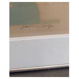 STRIKING Signed & Numbered Janvier Lange Silkscreen "Sunapee"