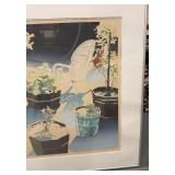 BEAUTIFUL Signed & Numbered Janvier Lange Silkscreen "City Garden"