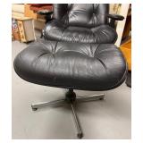 Iconic Vintage Plycraft Lounge Chair & Ottoman (Missing Some Feet)