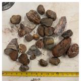 LARGE AND UNSEARCHED Raw Agate and Geode / Nodule lot 3