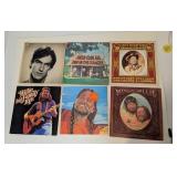 50+ Country Western Records Lot - Folk Cash, Nelson, Haggard, etc