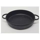 Unusual Vintage 10.5" 2-Handled Cast Iron Pan
