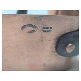 Wonderful Quality Vintage French etc Heavy Copper & Iron Cooking Pots