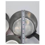 Wonderful Quality Vintage French etc Heavy Copper & Iron Cooking Pots