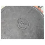 3 Pieces of Cast Iron LODGE Cookware