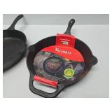 3 Unused VICTORIA Cast Iron Skillets