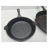 3 Unused VICTORIA Cast Iron Skillets
