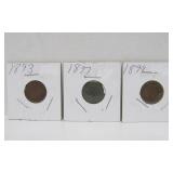 Lot of 12 Higher Grade US Indian Heads Pennies