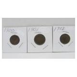 Lot of 12 Higher Grade US Indian Heads Pennies