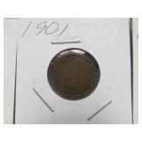 Lot of 12 Higher Grade US Indian Heads Pennies