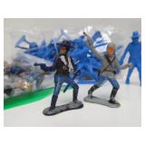 Large Lot of Vintage Plastic Toy Civil War Soldiers