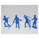 Large Lot of Vintage Plastic Toy Civil War Soldiers