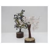 Group of Assorted Gemstone Wire Trees etc