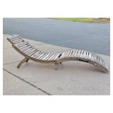 Very Cool Fold-Up Wooden Outdoor Portable Patio Lounge Chair #1