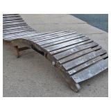 Very Cool Fold-Up Wooden Outdoor Portable Patio Lounge Chair #1