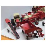 HUGE Estate Lot of Vintage Metal Farm Toys Tractors etc