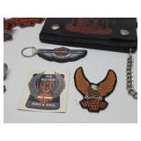 Group of HARLEY DAVIDSON Items Including Parking Sign