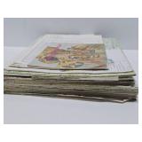 Estate Collection of Old Vintage US Military Pilot Flight Maps