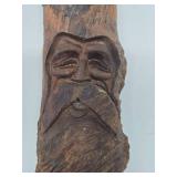 Neat Old Carved Northwind Face Sculpture