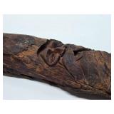 Neat Old Carved Northwind Face Sculpture