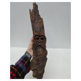 Neat Old Carved Northwind Face Sculpture
