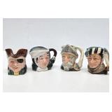 Group of Vintage Toby Mugs