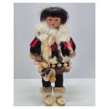Excellent Large Handmade Alaskan Innuit Doll - 18"