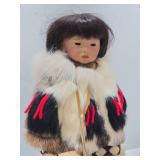 Excellent Large Handmade Alaskan Innuit Doll - 18"