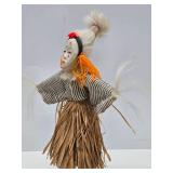 Large 18" Handmade African Masked Figure