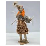 Large 18" Handmade African Masked Figure